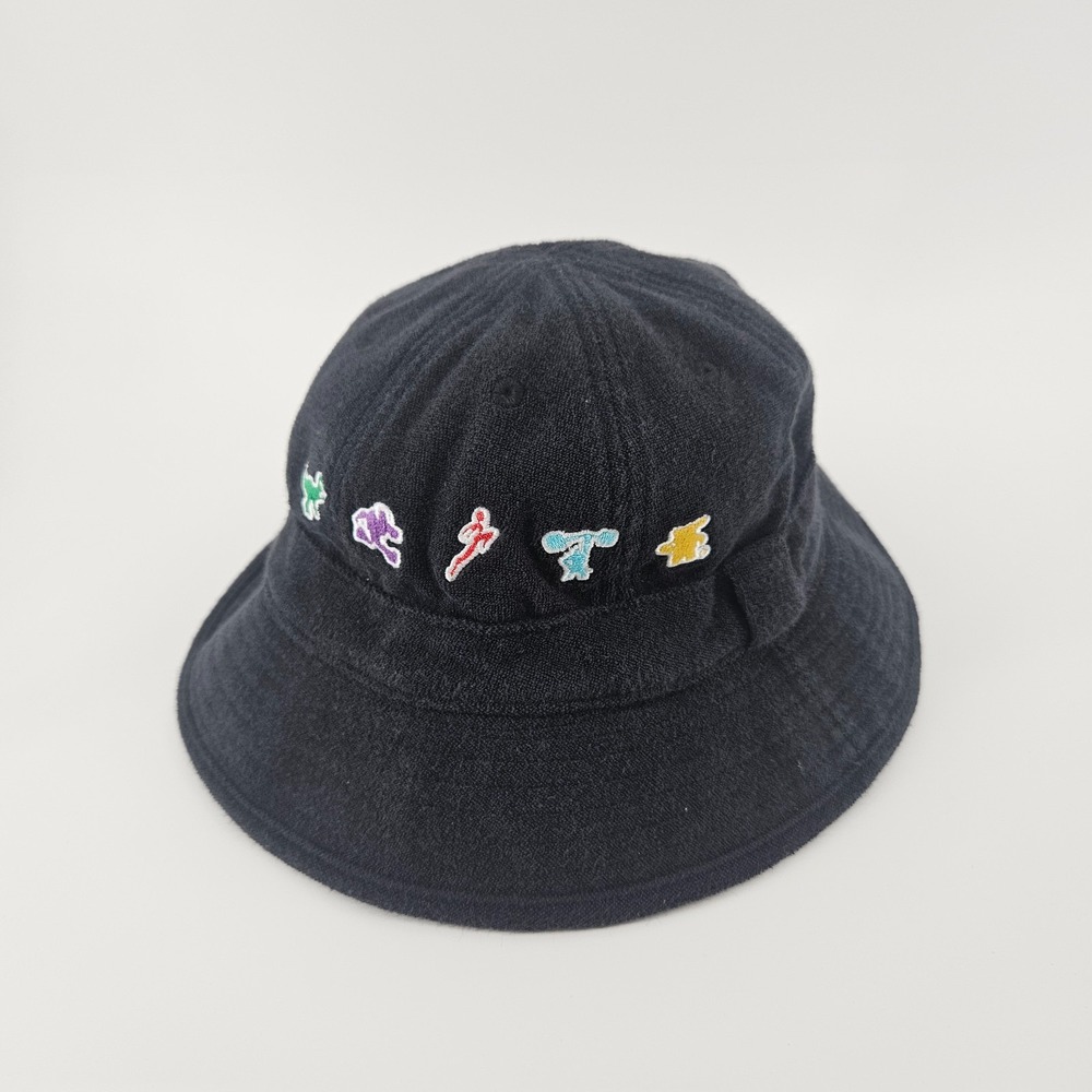 Adidas Pixar Bucket Hat Womens OSFW Black Terry Cloth Disney Cap Embroidered - Picture 2 of 10